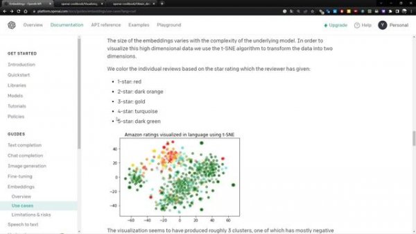 Embeddings - OpenAI API (1/2)