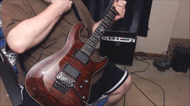 Schecter Damien 6 Elite FR sound demo смотреть онлайн