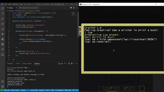Computercraft Websockets Explained смотреть онлайн
