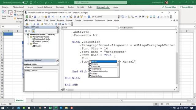 Integração - Excel VBA e Word - Aula 01 смотреть онлайн