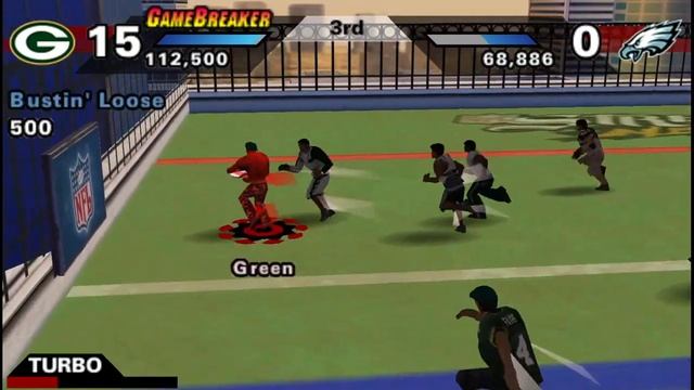 NFL STREET 2 Unleashed psp gameplay Green Bay Packers vs. New England Patriots ?? смотреть онлайн