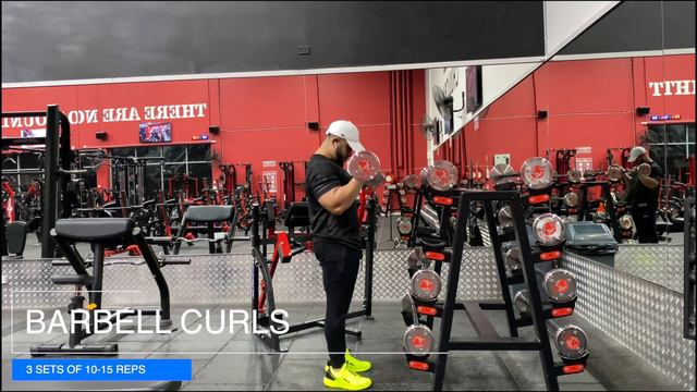 BICEP WORKOUT AT THE GYM | 6 Simple Exercises смотреть онлайн