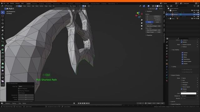 Blender Tutorial - Game Assets #2 Retopo + UV Map + Normalmap Baking (deutsch / german) Blender 3.0 смотреть онлайн