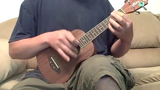 Blue Moon of Kentucky on ukulele смотреть онлайн