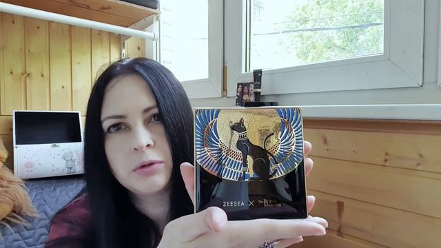 ZEESEA x British museum Egypt collection eyeshadow pallete & Honey&beauty lipstick 004 Aliexpress смотреть онлайн