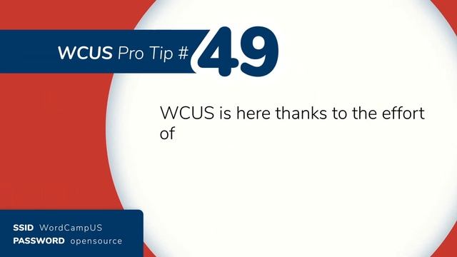WordCamp US 2019 - Room 240 - Friday смотреть онлайн