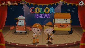 Red Car | Robocar Poli Color Game Play | Policecar FireTruck Ambulance | Orange Yellow | KIGLE GAME