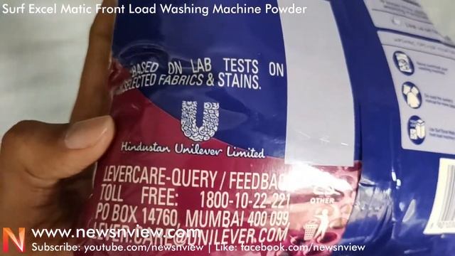Surf Excel Matic Front Load Washing Machine Powder | Surf Excel Washing Powder #Surf #Excelmatic смотреть онлайн