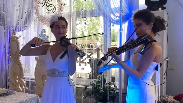 Скрипичный дуэт на свадьбу. Встреча гостей, регистрация брака. смотреть онлайн