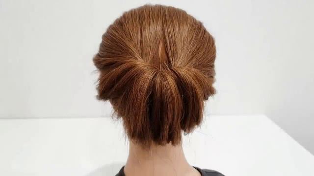 НЕБРЕЖНЫЙ ПУЧОК НА КОРОТКИЕ ВОЛОСЫ! SLIM BUN ON SHORT HAIR! смотреть онлайн
