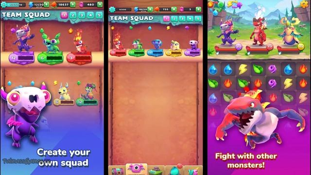 Monster Tales - Battle Lands Gameplay Android | New Game смотреть онлайн