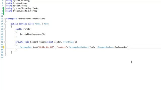 Visual C# Tutorial: Message Boxes смотреть онлайн