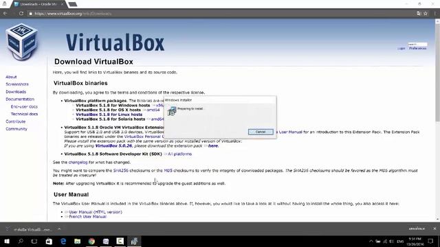 วิธีการติดตั้ง Oracle VirtualBox บน windows 10 смотреть онлайн