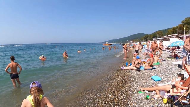 Пляж "Дельфин" ,август 2021.🌴ЛАЗАРЕВСКОЕ СЕГОДНЯ🌴СОЧИ. смотреть онлайн