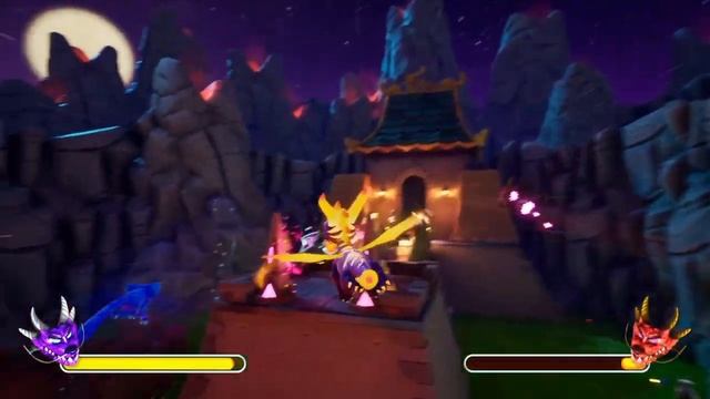 Spyro 3 Reignited Trilogy - How To Defeat Twin Dragons : Bad Dragon in Fireworks Factory смотреть онлайн