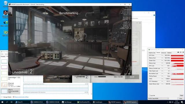 Unigine Superposition Benchmack 1.1 auf der Nvidia Tesla M2090 3/3 über Remotedesktop Verbindung смотреть онлайн