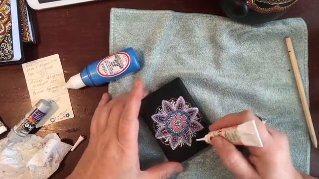 29.  Точечная роспись блокнотика. Новый вариант. Point To Point.