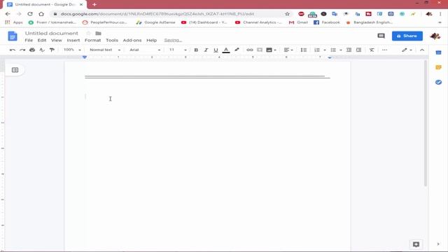 How to Create Double Underline in Google Docs Document смотреть онлайн