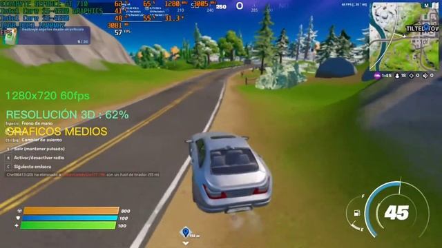 NVIDIA GEFORCE GT 710 GDDR5 2GB EN FORTNITE 720P “DESMINTIENDO EL DICHO" смотреть онлайн