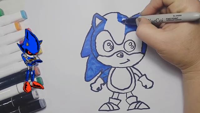 How to Draw Sonic Drawing Sonic the Hedgehog Как рисовать Супер Соника смотреть онлайн