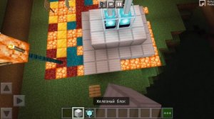 Майнкрафт четверной маяк. Minecraft quadruple lighthouse.