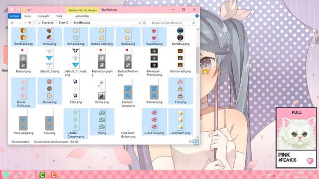 Recursos Start 10 ( Orbs Y Texturas Barra De Tareas )