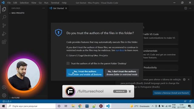 #01 JAVA SCRIPT | IDE configurando nosso ambiente de desenvolvimento! смотреть онлайн