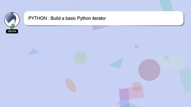 PYTHON : Build a basic Python iterator смотреть онлайн