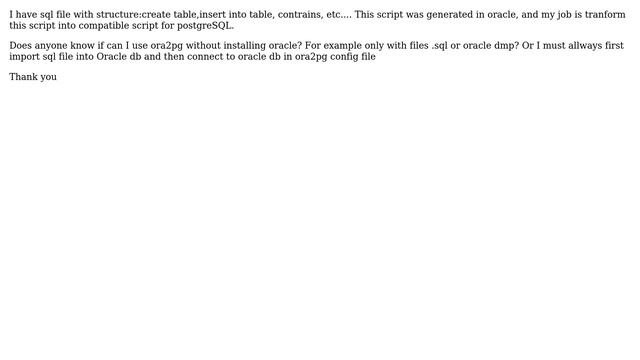 Databases: Ora2pg - migration Oracle db into postgreSQL without instalation of Oracle смотреть онлайн