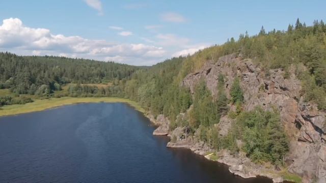 Ладожские шхеры. Свысоты птичьего полета. Съемка на квадрокоптере. смотреть онлайн