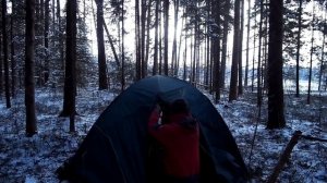 Как сделать зимнюю палатку с печкой из старой летней палатки