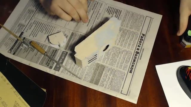 Сборка модели танка Pzkpfw.1 Aust.F из бумаги. Выпуск 4 из 40