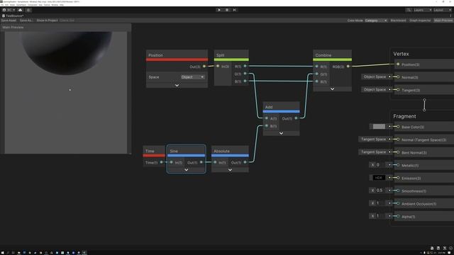Sine and Cosine - Shader Graph Basics - Episode 19 смотреть онлайн