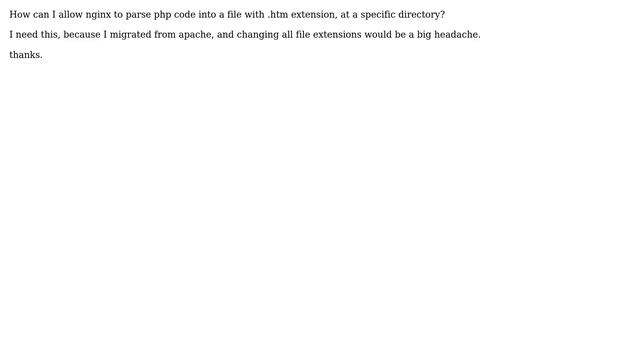 DevOps & SysAdmins: How to run php code into .html file under Nginx? смотреть онлайн