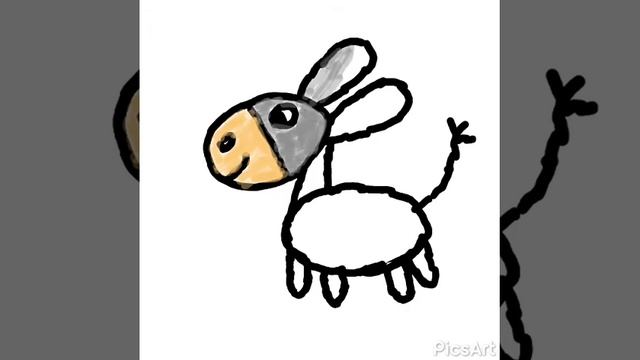 Учимся рисовать Овечку,Корову,Ослика! смотреть онлайн