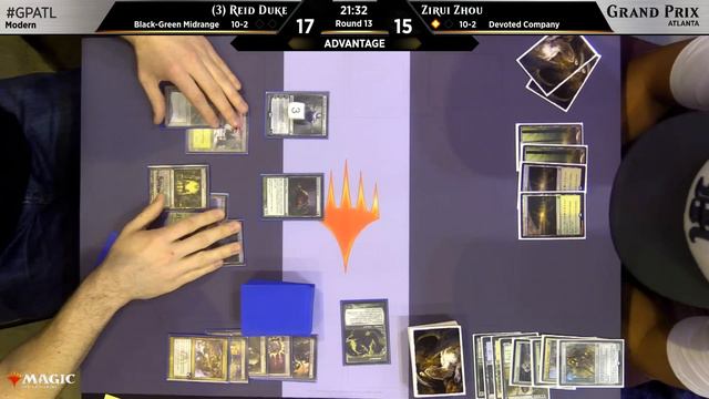 Magic the Gathering GP Atlanta 2018 Round 13 Modern смотреть онлайн