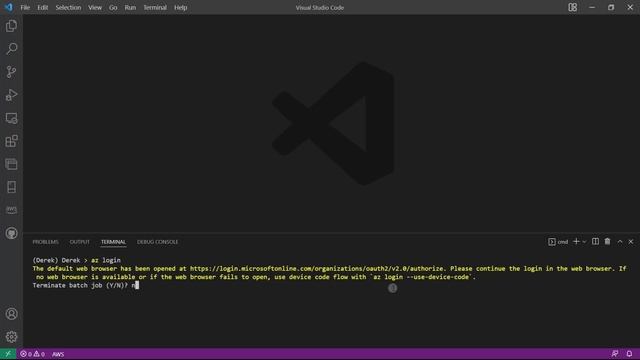 Azure CLI and VScode setup смотреть онлайн