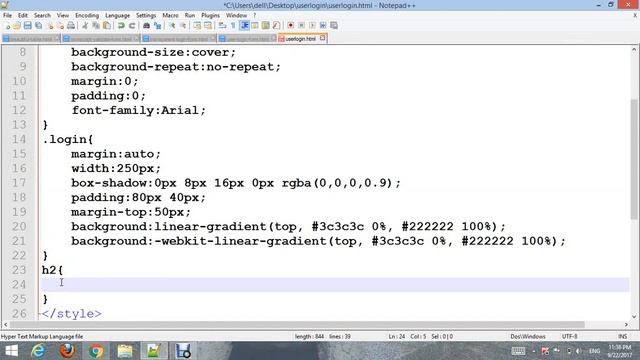 How to create user login form with html and css? смотреть онлайн