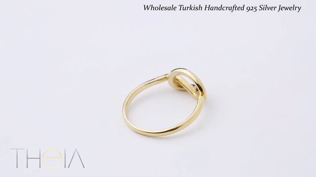 Node Design Elegant Plain Ring Knot Shape Wholesale 925 Sterling Silver Jewelry смотреть онлайн