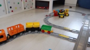 ЖЕЛЕЗНАЯ ДОРОГА ЛЕГО ДУПЛО - Собираем и Играем Вместе [ОБЗОР]