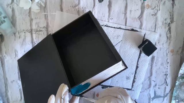 ?#Decoupage Vintage Book Box?Mixedmedia?#Декупаж мастеркласс винтажная книга шкатулка?