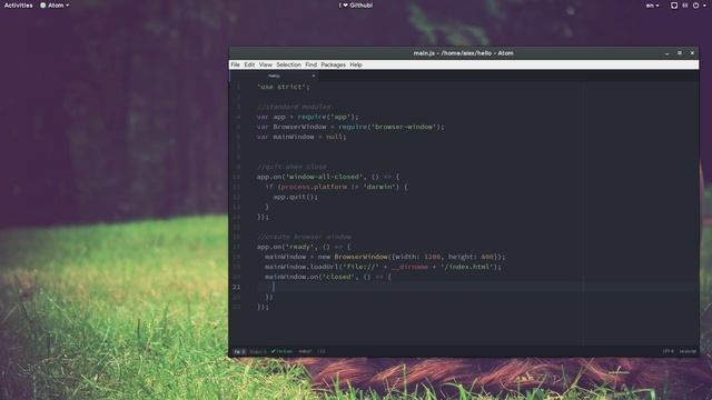 How to Create Desktop Apps with Github's Electron in Linux смотреть онлайн