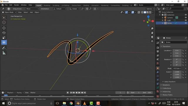 BLENDER 833 Grease Pencil Alt D Shift D смотреть онлайн