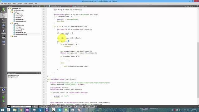 API ВКонтакте C++(Qt) - 4 - Работа с LongPollServer смотреть онлайн