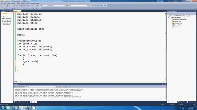 NVIDIA CUDA Tutorial 4: Threads, Thread Blocks and Grids смотреть онлайн