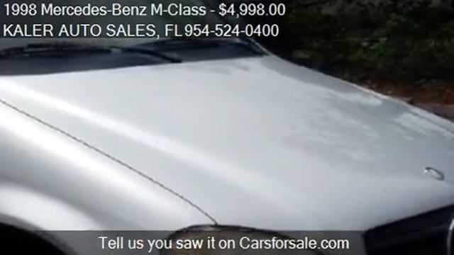 1998 Mercedes-Benz M-Class ML320 - for sale in Oakland Park, смотреть онлайн