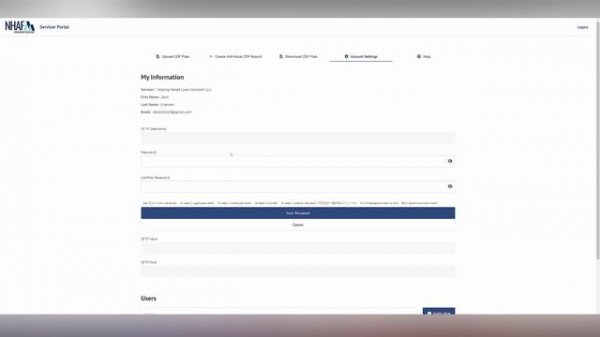 Servicer Portal Walkthrough