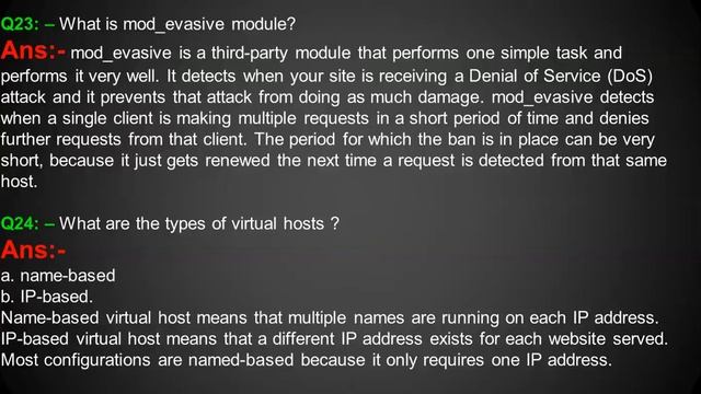Apache Interview Questions and Answers for Both Fresher & Experience смотреть онлайн