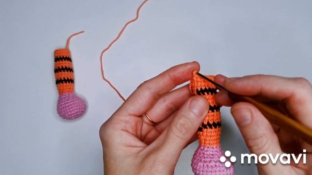 Мастер Класс Тигр крючком . Амигуруми Тигр 2 часть. смотреть онлайн