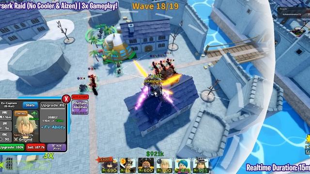 Solo Beating BERSERK Raid | No 7 Star Aizen & Cooler Ft. 7 Star Cid | All Star Tower Defense ROBLOX смотреть онлайн